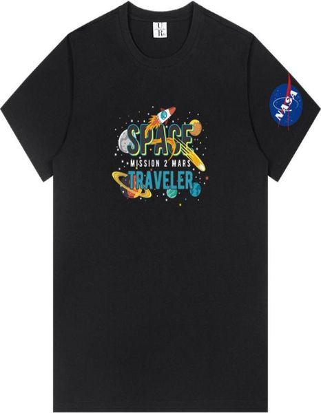 Astronaute national aéronautique Administration de l'espace nasa t shirt noir gris rose rouge blanc bleu clair hommes et femmes 2864332381