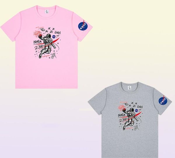 Astronaute national aéronautique Administration de l'espace nasa t shirt noir gris rouge rose blanc bleu clair hommes et femmes 2527558431