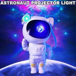 Astronaut Projector voor kinderen Slaapkamer Night Light Projector Starry Galaxy Star Night Lights Projection Toys for Girls Boys HKD230812