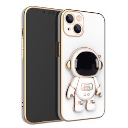 Astronaut Telescopische standhouder Platingskoffers voor iPhone 14 13 12 Pro Max Universal Foldable mobiele telefoonmontage Telefoonhouder Beugel