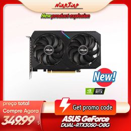 ASUS DUAL RTX3050 O8G RTX 3050 Graphics Card Prise en charge AMD Intel Desktop CPU LHR Nouveau