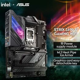 ASUS nouveau ROG STRIX Z690-E GAMING WIFI ordinateur carte mère prise en charge DDR5 CPU 12900K/12700KIntel Z690/LGA 1700