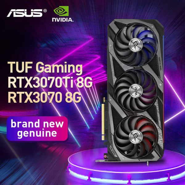 ASUS nouvelle carte graphique de jeu RTX3070 8G STRIX ROG TUF Nvidia DDR6X 256BIT PCI4.0