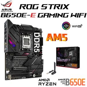 ASUS ROG STRIX B650E-E GAMING WIFI 6E carte mère Socket AM5 pour AMD Ryzen 7000 série DDR5 128GB 6400 MHz EXPO mémoire ordinateur de bureau