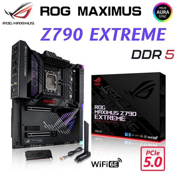 ASUS Z790 DDR5 ROG MAXIMUS Z790 EXTREME LGA 1700 carte mère DDR5 PCIe5.0 supporte Intel 13th génération carte mère processeur PC Gamer