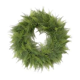 AsyPets – couronne de feuilles de fougère, 50CM, guirlande de feuilles vertes artificielles, pour porte de mariage, décoration de fête, 316a