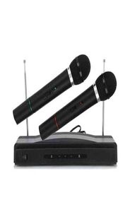 AT306 professionnel karaoké double système de Microphone portable sans fil maison KTV W2203145481365