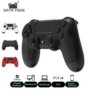 ATA Frog Bluetooth Compatible Game Controller Geschikt voor PS4 Slim Pro PC Vibration 6-Axis Motion Sensor Joystick Game Board 2023 J240507