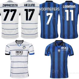 Atalanta Soccer 7 Teun Koopmeiners Maillots Club 77 Davide Zappacosta 11 Ademola Lookman 22 Matteo Ruggeri 1 Juan Musso 19 Berat Djimsiti Kits de maillots de football 23-2024