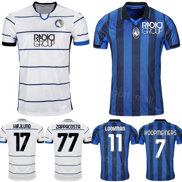 Atalanta Soccer Jersey 23 24 Club Team 7 KOOPMEINERS 13 EDERSON 11 LOOKMAN 90 SCAMACCA 17 DE KETELAERE 8 PASALIC 15 DE ROON 22 RUGGERI 42 SCALVINI Kits de maillots de football