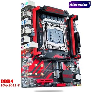 Atermiter X99 D4 Moederbordsleuf LGA2011-3 USB3.0 NVME M.2 SSD Ondersteuning DDR4 REG ECC-geheugen en Xeon E5 V3 V4-processor 240314