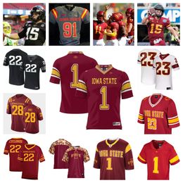 Athleisure Activewear 2024 Iowa State Football Jersey Broidered Set SetSester Unisex Fit Quick Dry S-xxxl
