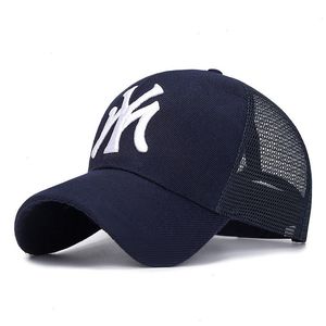 Gorra ajustada de béisbol atlética, gorra de papá, camionero de malla, ajuste elástico, profesional