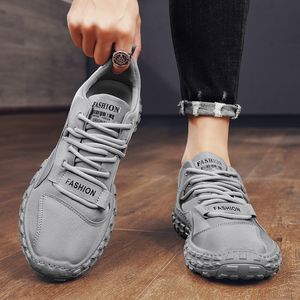 Athlétique hommes femmes chaussures de course confort solide kaki noir gris chaussures hommes femmes formateurs sport baskets taille 39-44 GAI