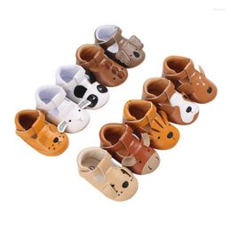 Atletisch Outdoor Dier Peuter Baby Leather Cartoon Shoes Boy Girl First Walkers Soft Soled Infant Footwear Cute Born 0-18 maanden Athletic