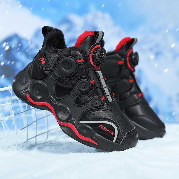 Athletic Outdoor Athletic Outdoor bottes pour filles baskets chaussures d'hiver fille enfants bottes pour enfants garçons bottes de neige enfants enfants hiver Bottines Rotary Z230726