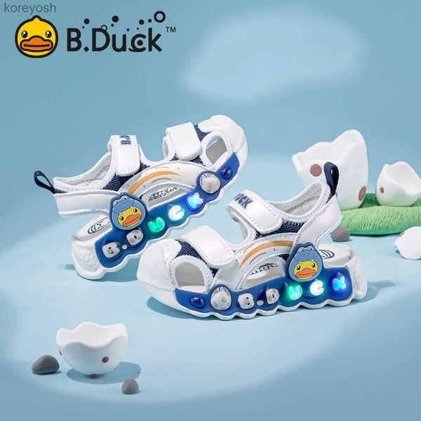 Athletic Outdoor B.Duck LED Light Casual Sandales Filles Baskets Princesse Chaussures De Plein Air Enfants Lumineux Lueur Bébé Enfants Sandales Pour Filles GarçonsL231017