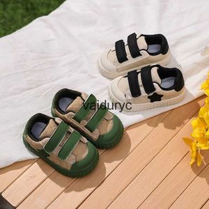 Atletische Outdoor Baby Ademende Schoenen Lente en Herfst Zachte Zool Antislip Jongens Meisjes Board Childrens KleurblokkeringH240307