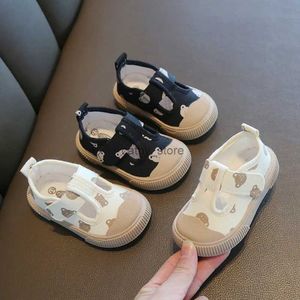 Atletische Outdoor Baby Kids Canvas Schoenen Lente Jongens Meisjes Ademende Schoenen Peuters Kinderen Sneakers Baby Zachte Zool Loopschoenen 17-28L231223