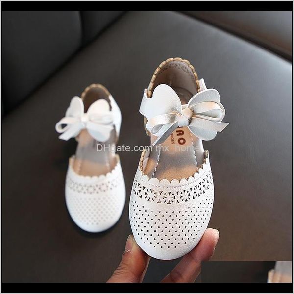 Athletic Outdoor Baby Maternity Drop Delivery 2021 Girls Princess Bowknot Sweet Fashion Kids Flats para niños pequeños Big Girl Children Wedding Par