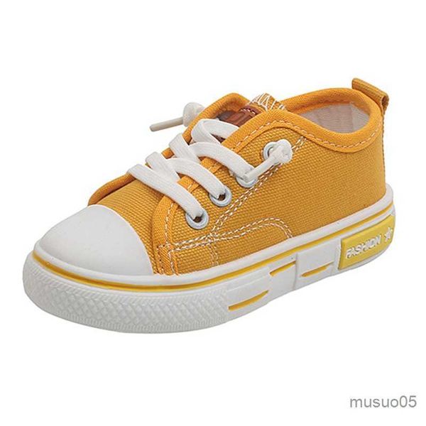 Athlétique en plein air grand garçon enfants fille toile tissu chaussures décontractées pour petit bébé enfants anti-glissant solide sport course baskets