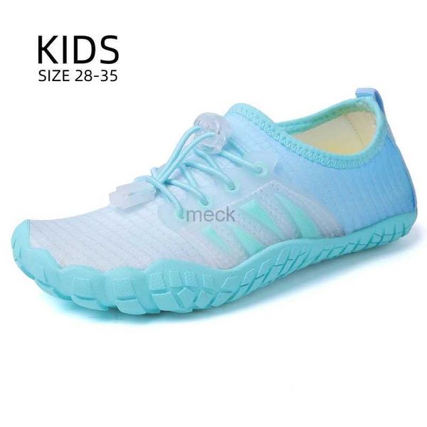 Athletic Outdoor Enfants Barefoot Chaussures plage Water Sports Chaussures Swimming Sneakers Gym Gym Sports Chaussures de course Taille 28-35 240407