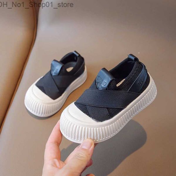 Athletic Outdoor Children Fashion Girls Girls Casual Shoes Mesh 2023 Nouveaux chaussures enfants simples sans glissement