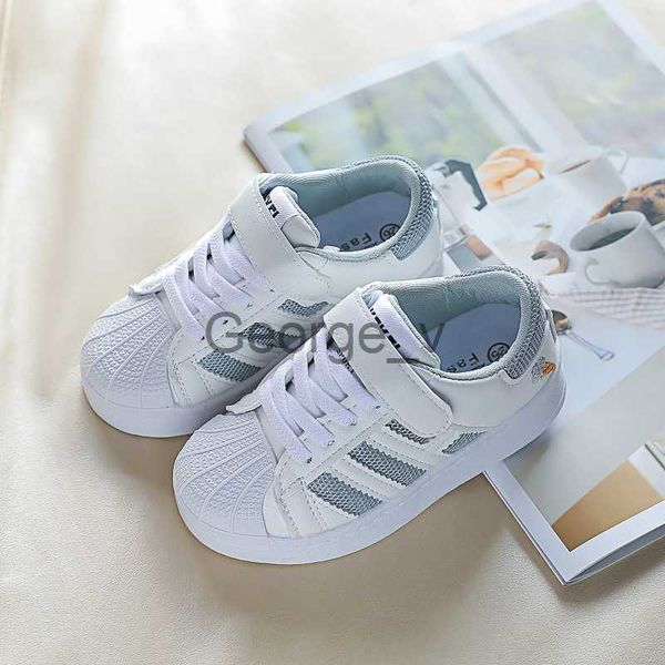 Athletic Outdoor Children Girls Boys Sneakers Antislip Soft Bottom Enfants confortables Toddler Casual Flat Sports White Chaussures J230704