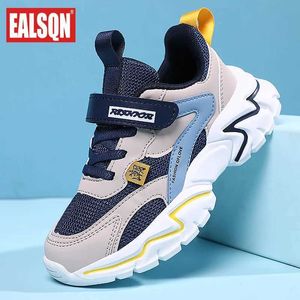 Athletic Outdoor Fashion Children Sneakers Boy Shoes Mesh Kids Shoes School Casual 6 to 12 Years Sports Tennis Sneakers For Boy Y240518