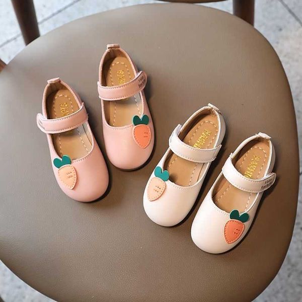 Moda atlética al aire libre, zapatos suaves para bebés y niños pequeños para niñas, zapatos lindos para niñas, zapatos planos casuales de cuero de princesa Pu para niños