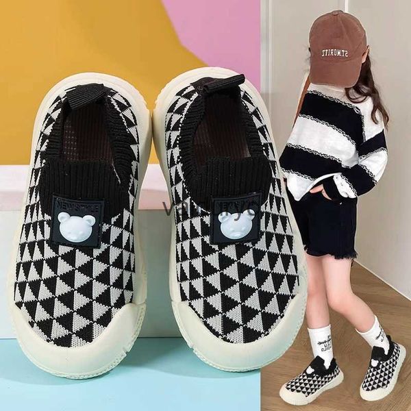 Athletic Outdoor Girls Chaussures Summer 2024 Nouveaux enfants Chaussures Chaussures Childrens Été Girl Mesh Baby Baby Babe Babe Shoes Fashion Brand H240411