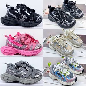 Chaussures pour enfants 3XL Baskets de course décontractées Paris Marque Enfants Garçons Filles Piste Jogging Formateurs Enfant Jeunesse Enfant Sport Chaussure Maille En Plein Air Rétro Runner Nylon Sneaker