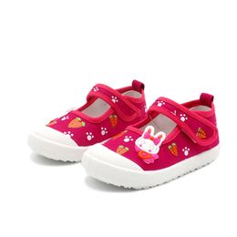 Athlétique En Plein Air JGVIKOTO Filles Mignonnes Chaussures De Toile Chaussures De Sport Doux Enfants Running Baskets Couleur Bonbon Avec Lapin De Bande Dessinée Carottes Imprimés Floraux W0329