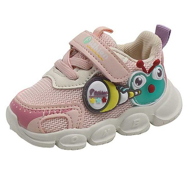 Athlétique En Plein Air Kruleepo 2023 Infantile Bébé Bande Dessinée Grenouille Casual Skate Chaussures Nouveau-Né Filles Toddler Garçons Sport Baskets Mère Enfants Air Mesh Schuhe AA230503