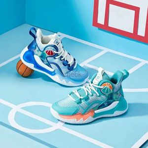 Zapatos para niños de ocio al aire libre atléticos nuevos zapatos de baloncesto para niños grandes zapatos deportivos zapatos de moda 240407