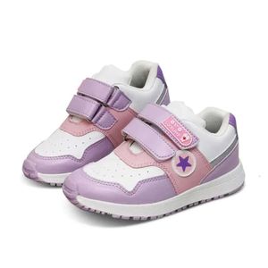 Atletische Outdoor Ortoluckland Girls Casual schoenen Kinderen Running Sneakers Leather Orthopedic Flatfeet Purple Sporty Footwear For Kids Toddlers 230909