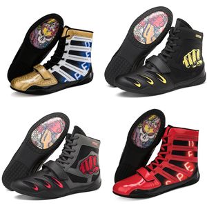 Athletic Outdoor Professional Kids Chaussures de lutte confortable Boots de boxe respirante