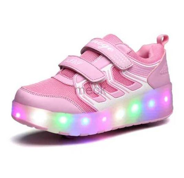 Athletic Outdoor Roller for Kids Girls Women 2 Wheels Skate Shoes 2024 Casual Sports Children Juego Regalo Fashion Fashion Runing Boots 240407