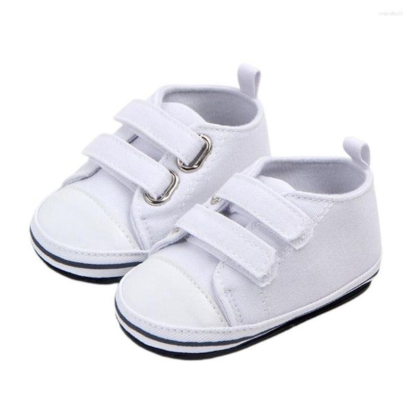 Zapatos atléticos para niños chicas chicas lienzo de zapatillas infantiles primeros caminantes casuales casuales cuna transpirable suave y cómodo