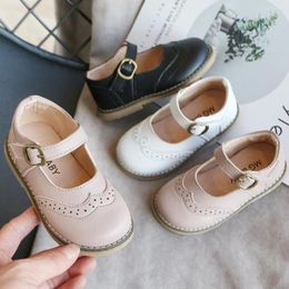Chaussures de sport bébé filles enfant en bas âge infantile enfants garçons en cuir britannique fête étudiant sandales pour sandales d'été