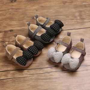 Atletische schoenen geboren babymeisjes Casual bowknot zachte zool gestreepte peuter zomer herfst niet-slip prinses first walkers