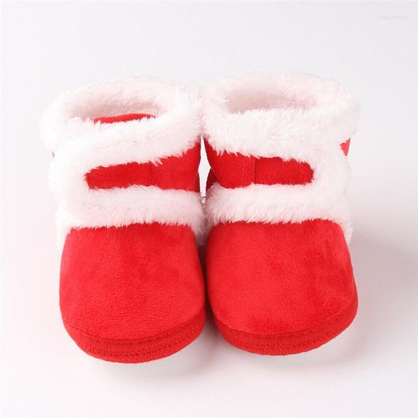 Chaussures de sport Born Baby Girls Toddler Kids Casual Geometry Fur Boots Soft Sole Crib Booties Prewalker 0-18M