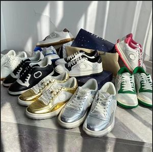 Chaussures athlétiques Designer décontracté marque de sneaker féminin en cuir vintage g brodé paire petits créateurs blancs de luxe couleur correspondant 35-45