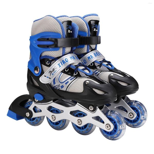 Chaussures de sport enfants patins à roulettes 4 roues patinage réglable patins à roulettes pour adolescent Freestyle Patins enfants jouets # G30