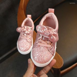 Atletische schoenen Fashion Girls Children Casual Sports Princess lovertjes Baby Toddler Niet-slip comfortabele kinderen sneakers