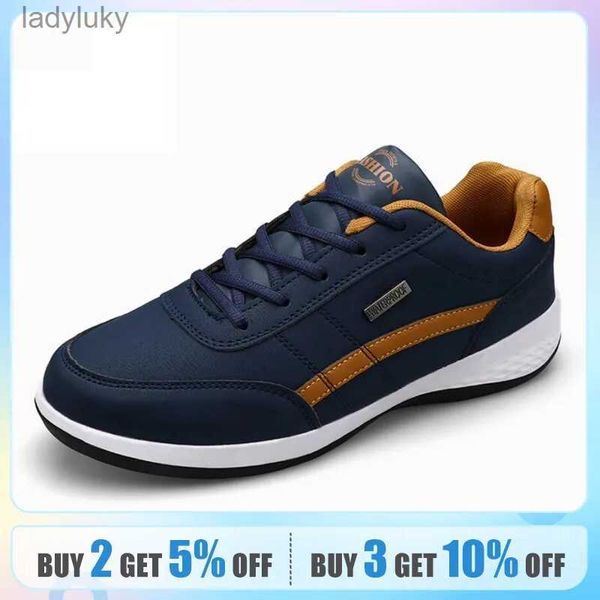 Chaussures sportives Chaussures décontractées à la mode pour hommes Tennis extérieur chaussures de sport légères et confortables en dentelle PU Trainer La taille de la machine est plus petite que les hommes C240412