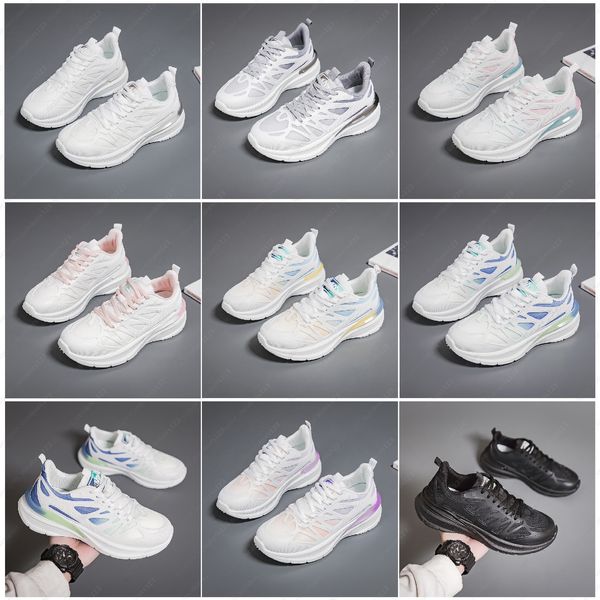 Zapatos deportivos para hombres, mujeres, triple blanco, negro, diseñador, zapatillas de deporte para hombre, GAI-95