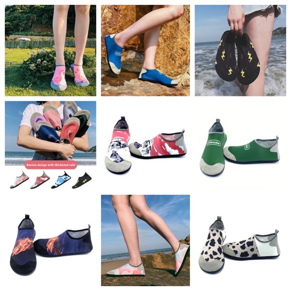 Chaussures sportives Gai Sandale Man and Woman Wading Shoe Barefoot Swimming Sport Chaussures Green Outdoor Plages Sandal couple Creek Shoe Taille 35-46