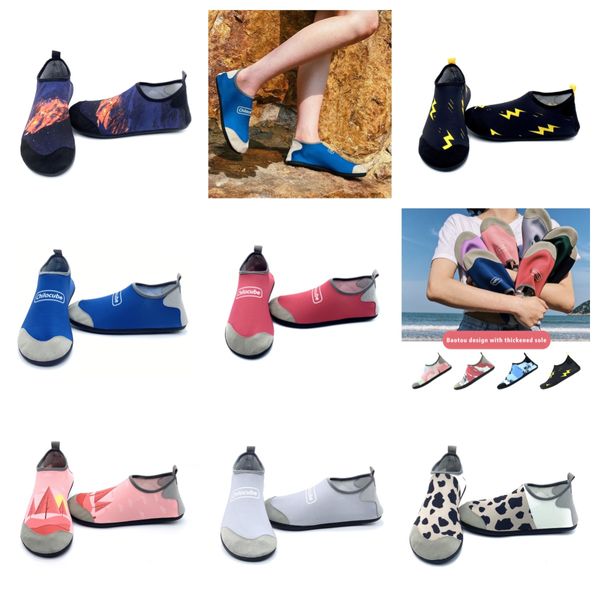 Chaussures sportives Gai Sandal Man andwoman Wading Shoe Barefoot Sport Sport Black Chaussures à l'extérieur Plages Sandal Couple Creek Shoe Taille 35-46