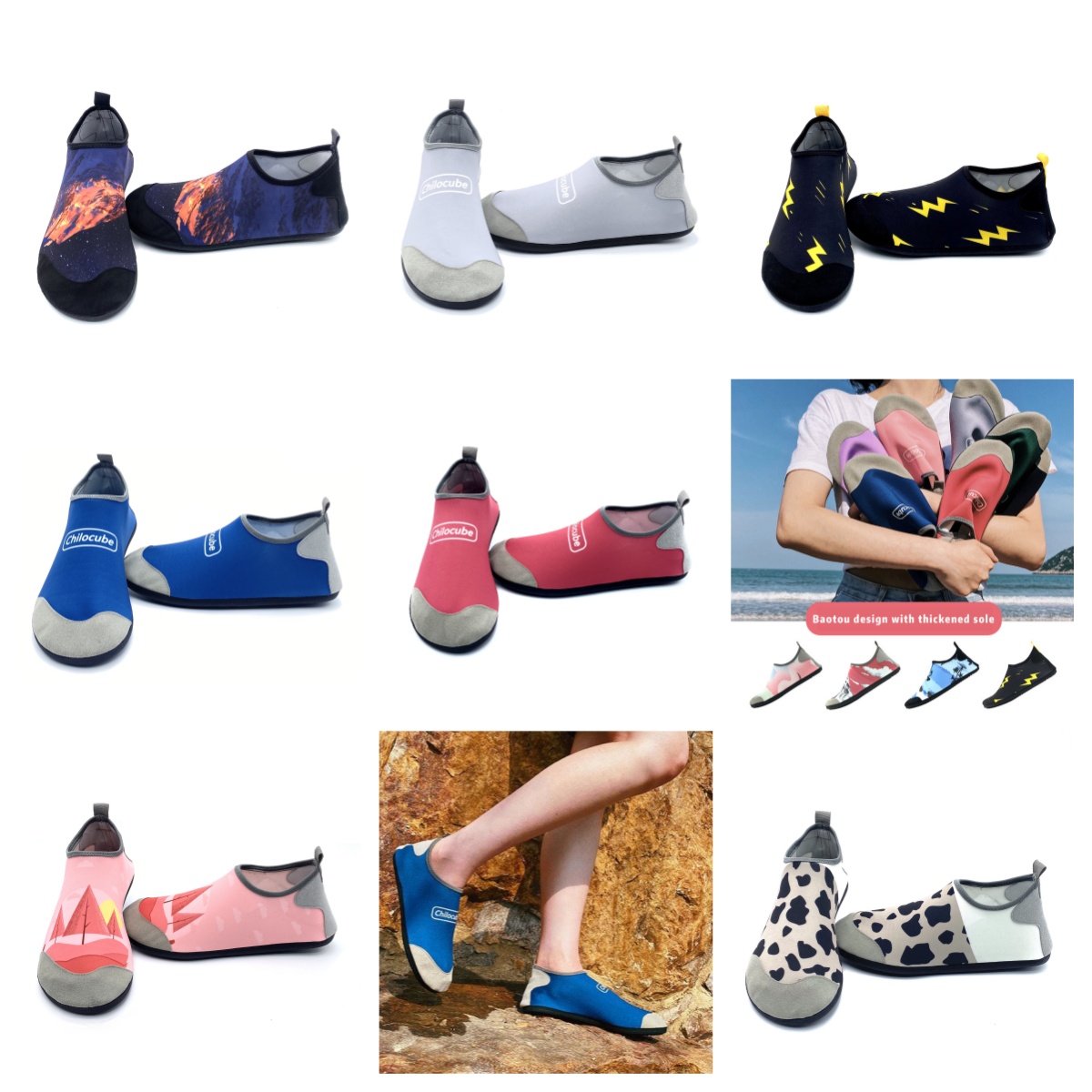 Спортивные туфли Gai Sandal Men and Women Wading обувь босиком плавание в спортивных туфлях на открытом воздухе пляжи сандалийская пара ручей размер обуви евро 35-46